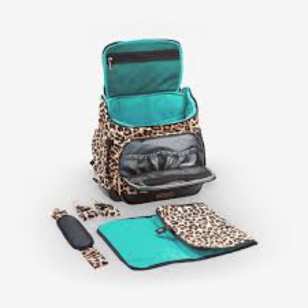 Posh Peanut Leopard Print Diaper Bag - Picture 2 of 9